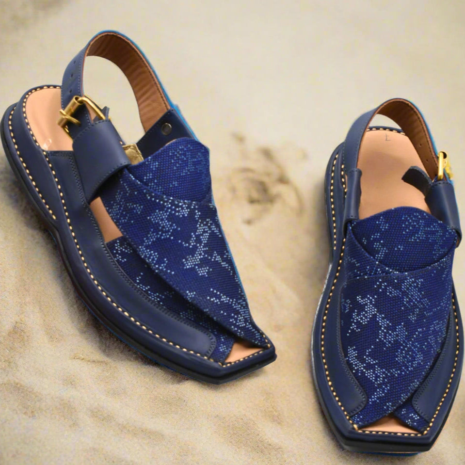 Peshawar Zalmi Leather Chappal
