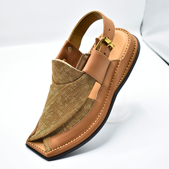 HandyMade Peshawar Zalmi Fabric Chappal