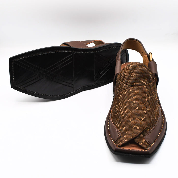HandyMade Peshawar Zalmi Fabric Chappal
