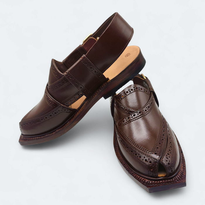 Handymade Premium Shaheen Brown Norozi