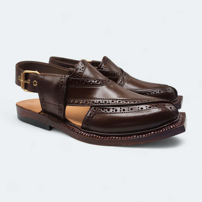 Handymade Premium Shaheen Brown Norozi
