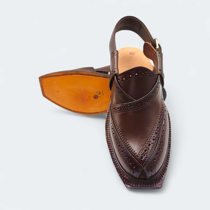Handymade Premium Shaheen Brown Norozi