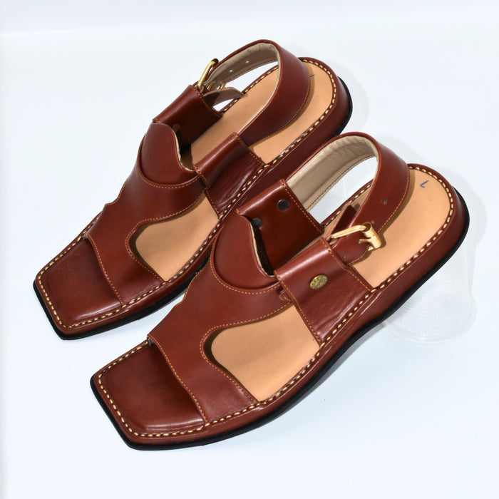 HandyMade Red Panjedar Chappal