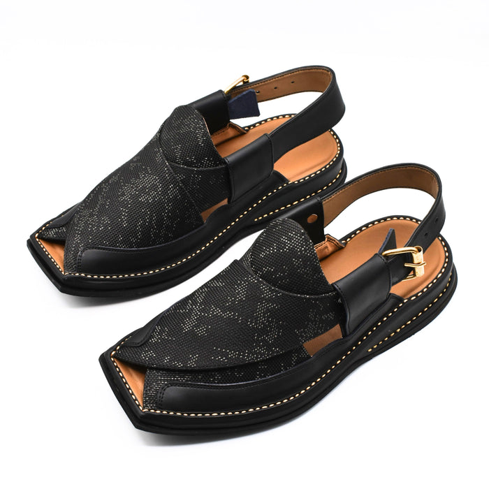 HandyMade Peshawar Zalmi Fabric Chappal