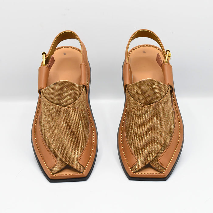 HandyMade Peshawar Zalmi Fabric Chappal