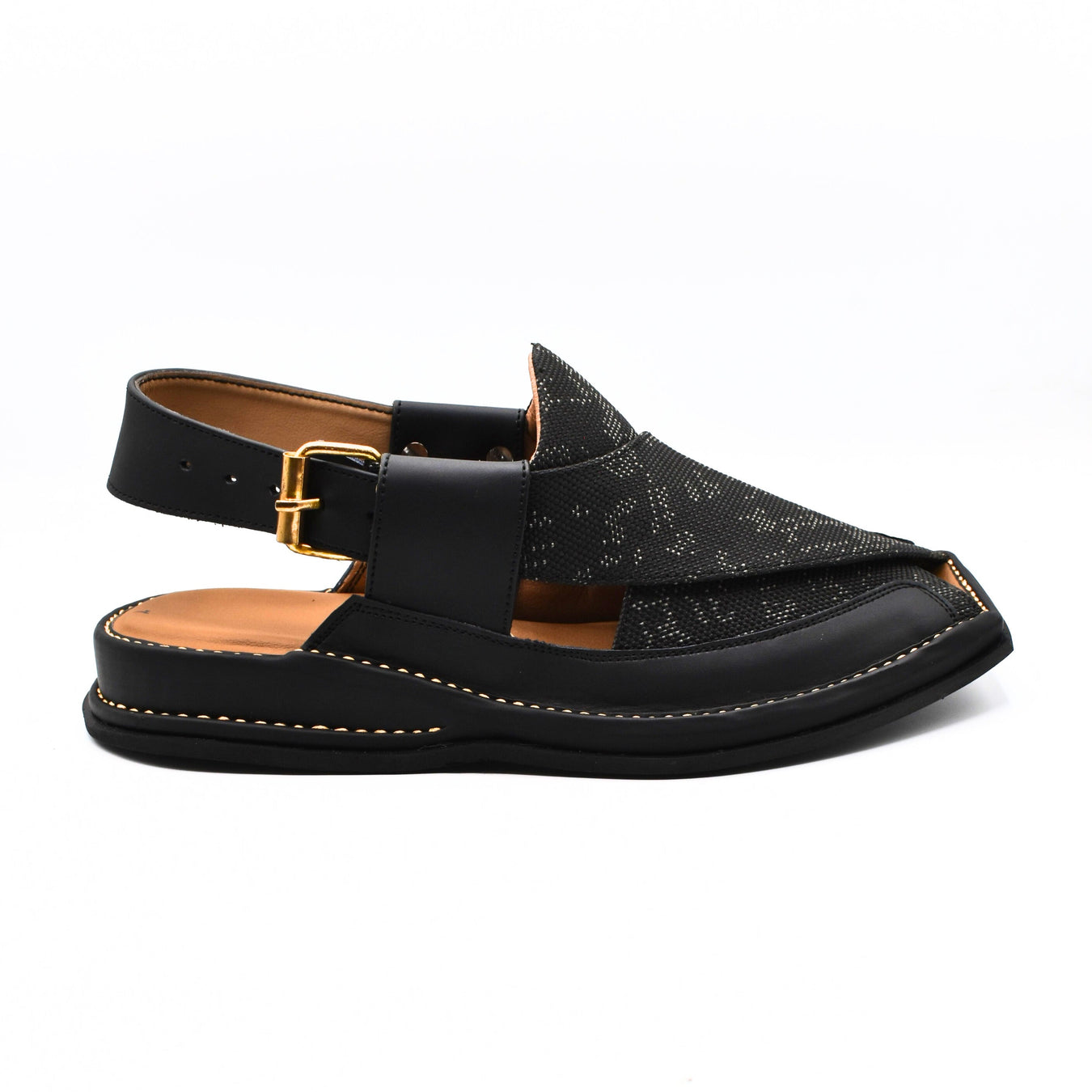 HandyMade Black Zalmi Chappal
