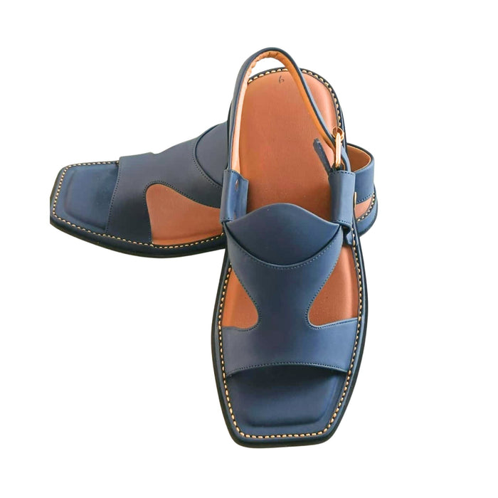 HandyMade Blue Panjedar Chappal