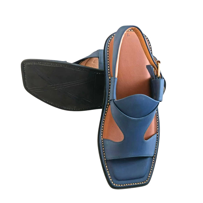 HandyMade Blue Panjedar Chappal