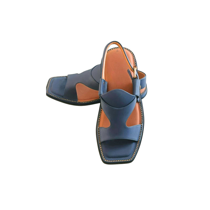 HandyMade Blue Panjedar Chappal