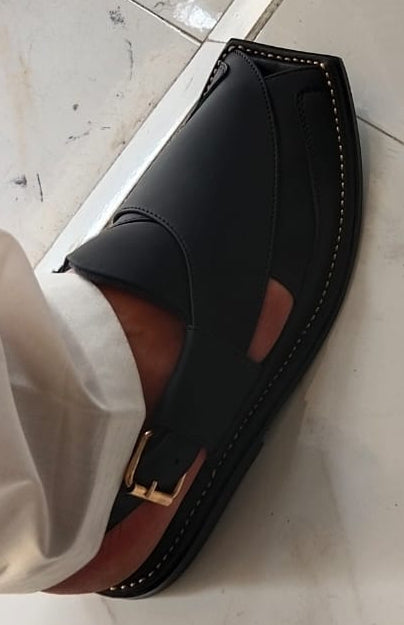 Peshawar Zalmi Leather Chappal