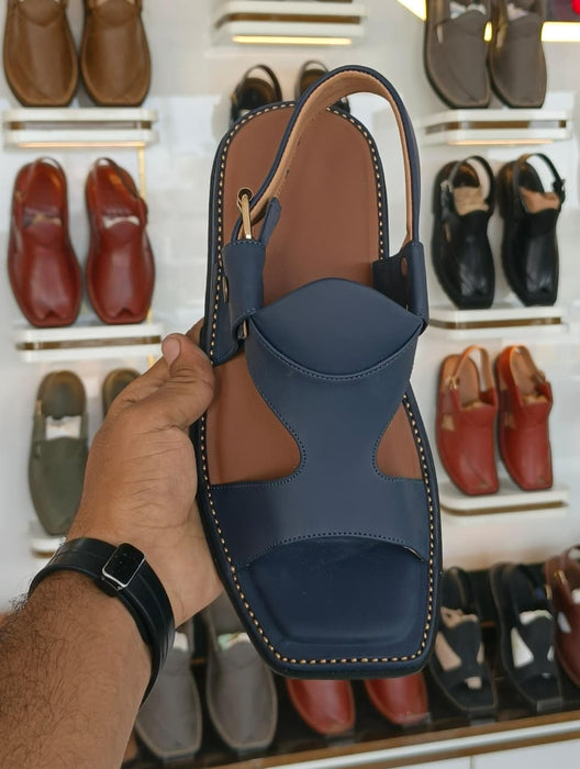 HandyMade Blue Panjedar Chappal
