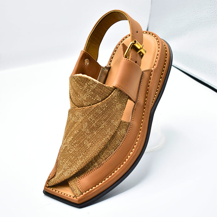 HandyMade Peshawar Zalmi Fabric Chappal
