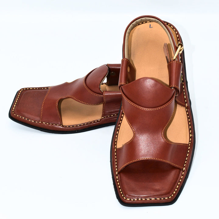 HandyMade Red Panjedar Chappal