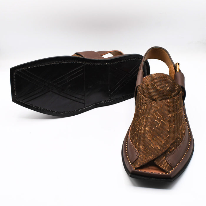 HandyMade Peshawar Zalmi Fabric Chappal